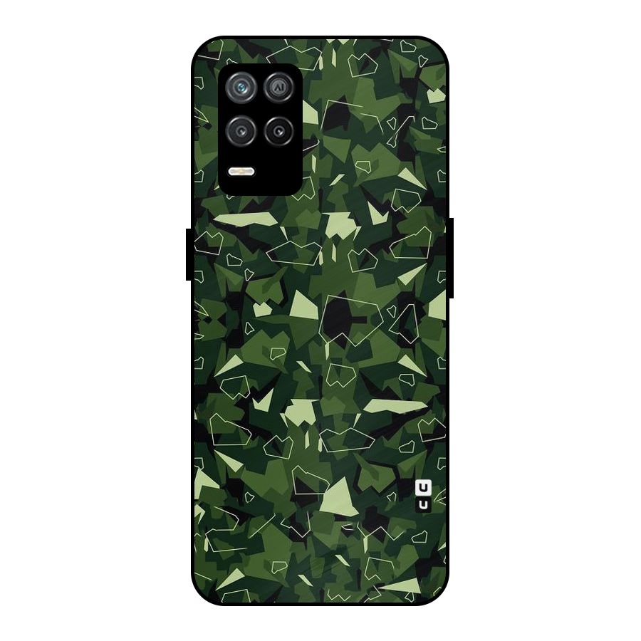 Army Shape Design Metal Back Case for Realme 8 5G