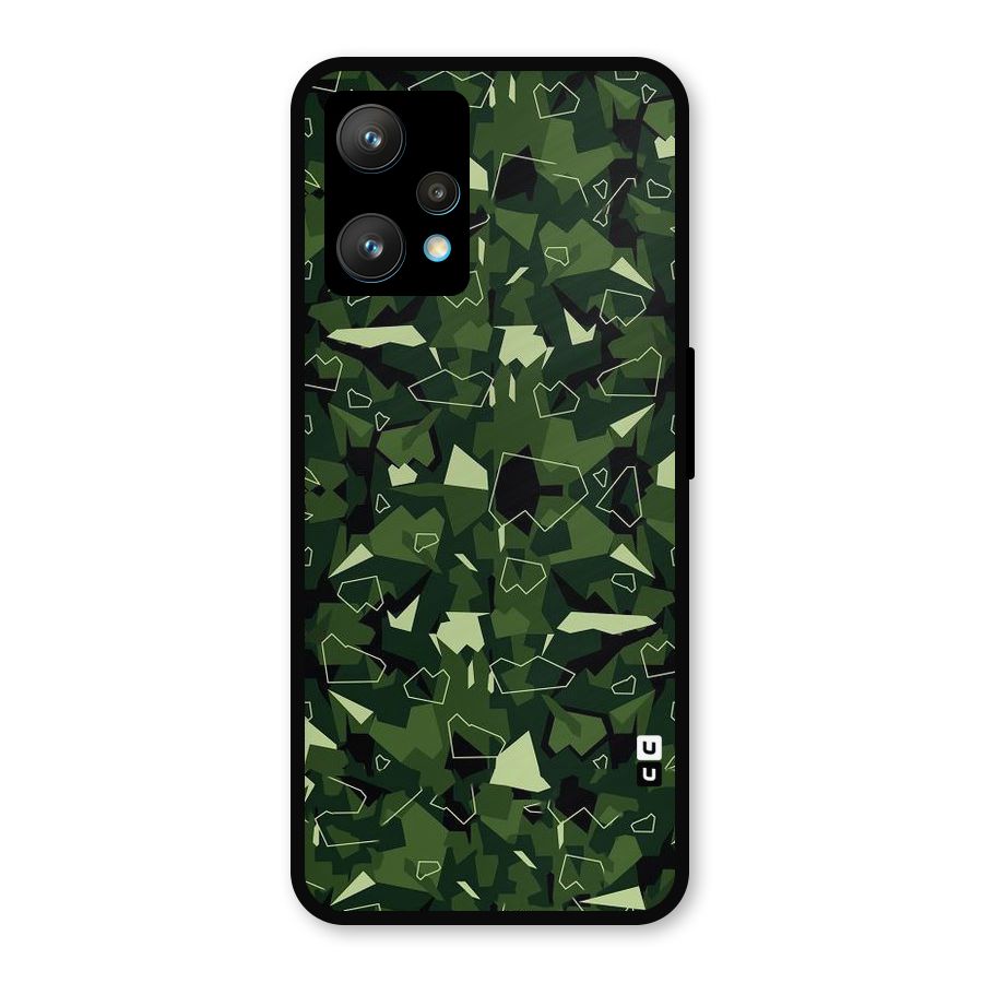 Army Shape Design Metal Back Case for Realme 9 Pro Plus 5G