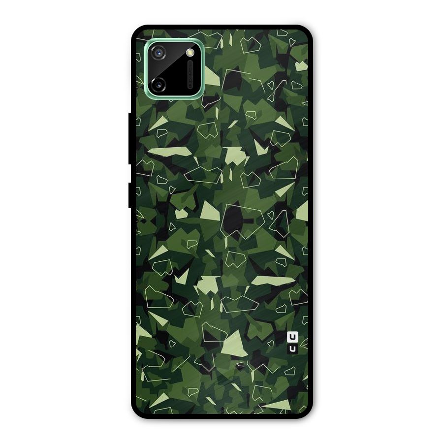 Army Shape Design Metal Back Case for Realme C11