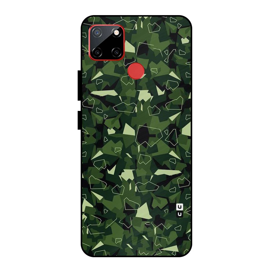 Army Shape Design Metal Back Case for Realme C12