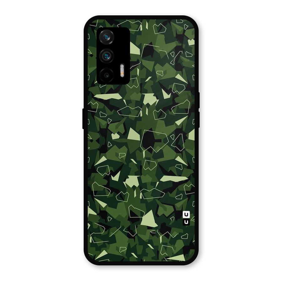 Army Shape Design Metal Back Case for Realme GT 5G