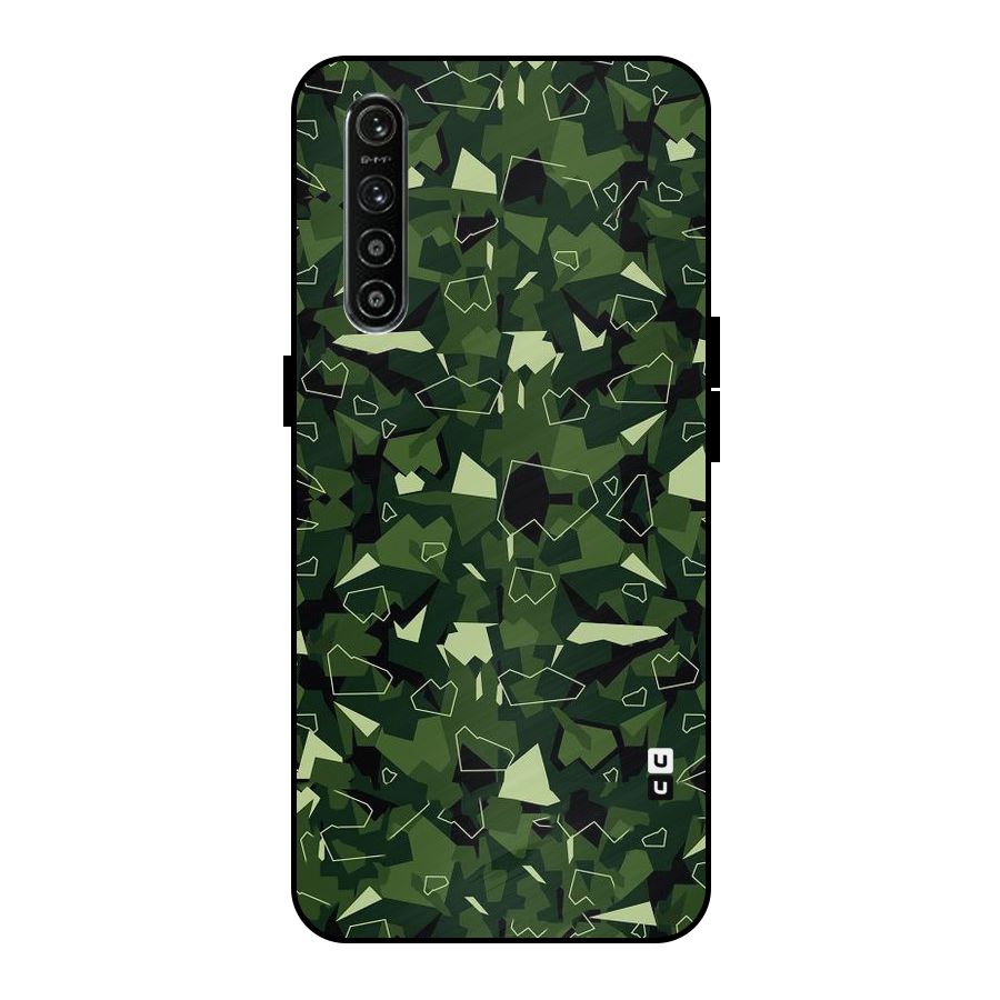 Army Shape Design Metal Back Case for Realme XT
