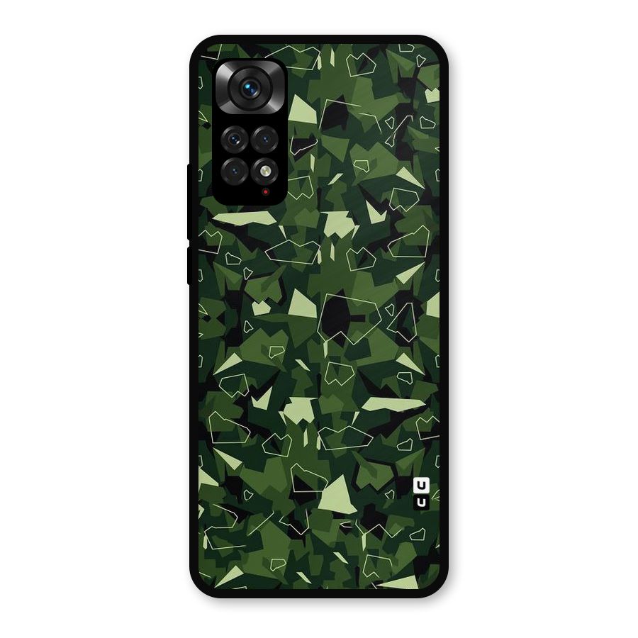 Army Shape Design Metal Back Case for Redmi Note 11s