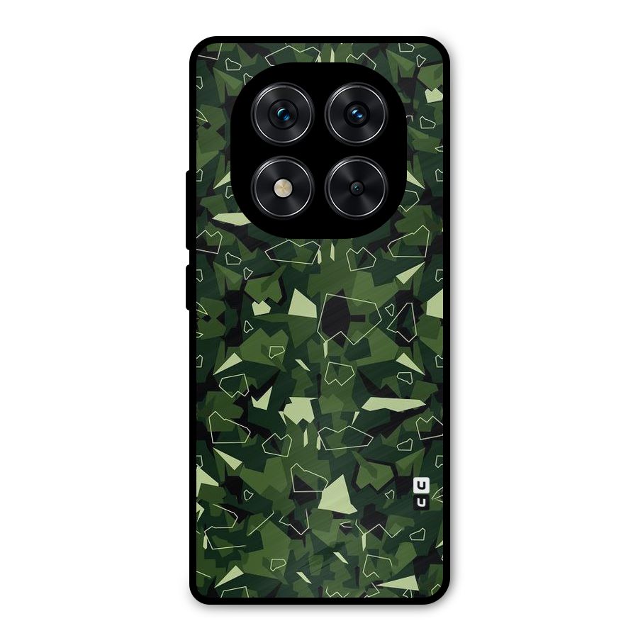 Army Shape Design Metal Back Case for Redmi Note 14 Pro 5G