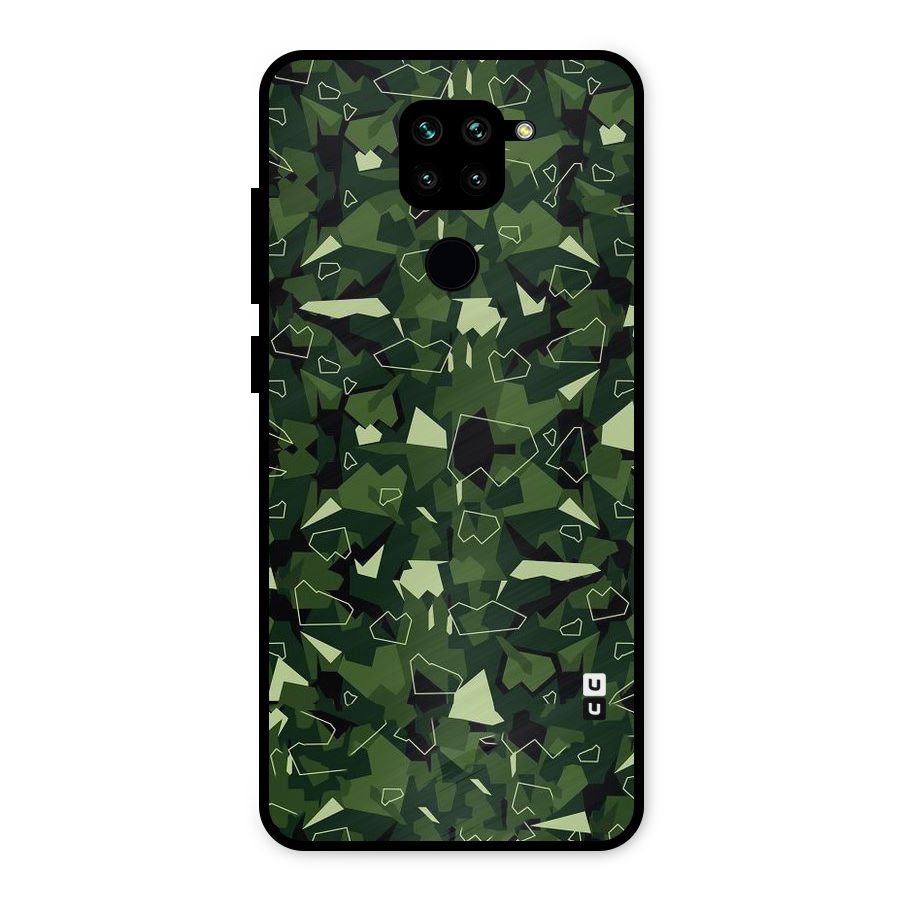 Army Shape Design Metal Back Case for Redmi Note 9