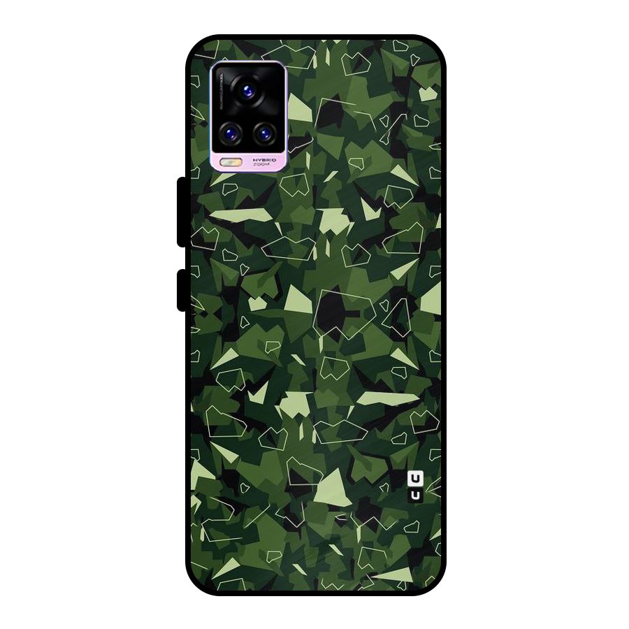 Army Shape Design Metal Back Case for Vivo V20 Pro