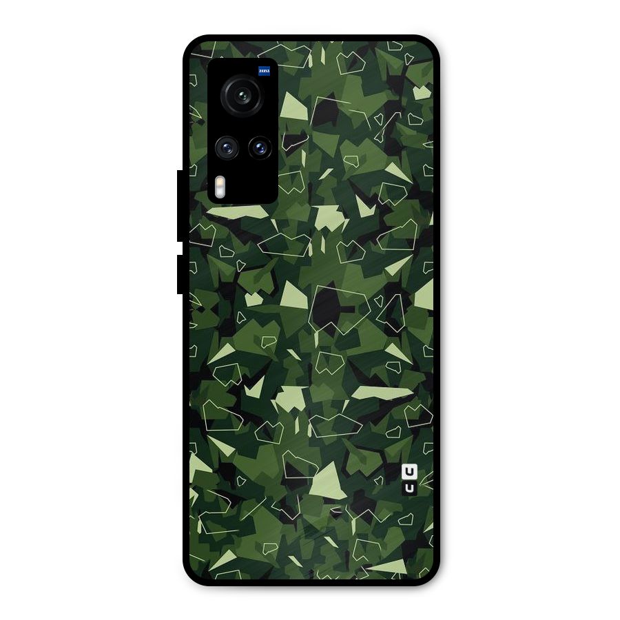 Army Shape Design Metal Back Case for Vivo X60