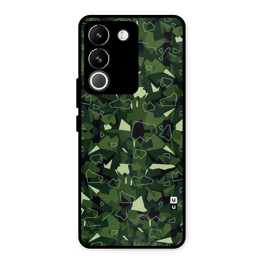 Army Shape Design Metal Back Case for Vivo Y200