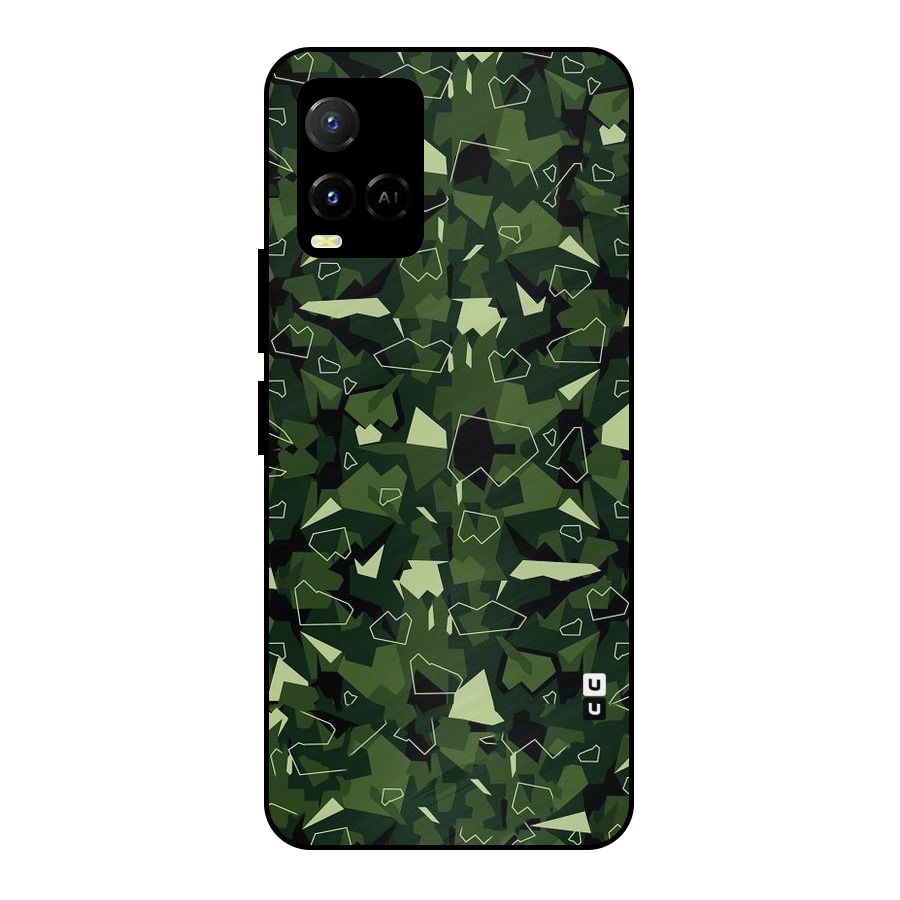 Army Shape Design Metal Back Case for Vivo Y21T
