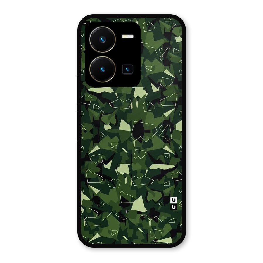 Army Shape Design Metal Back Case for Vivo Y35