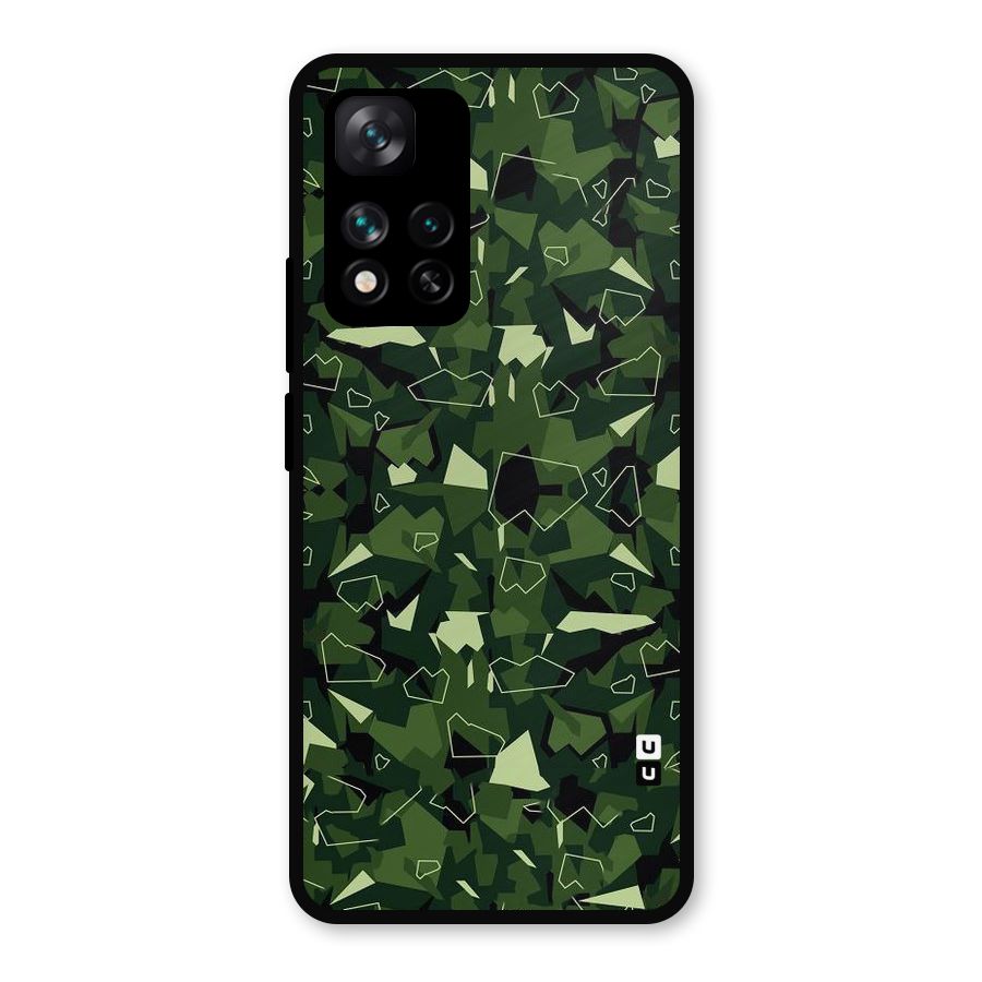 Army Shape Design Metal Back Case for Xiaomi 11i Hypercharge 5G