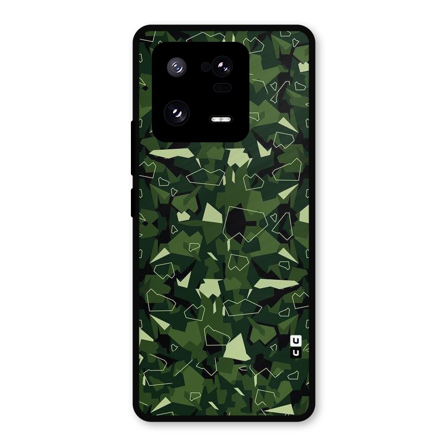 Army Shape Design Metal Back Case for Xiaomi 13 Pro