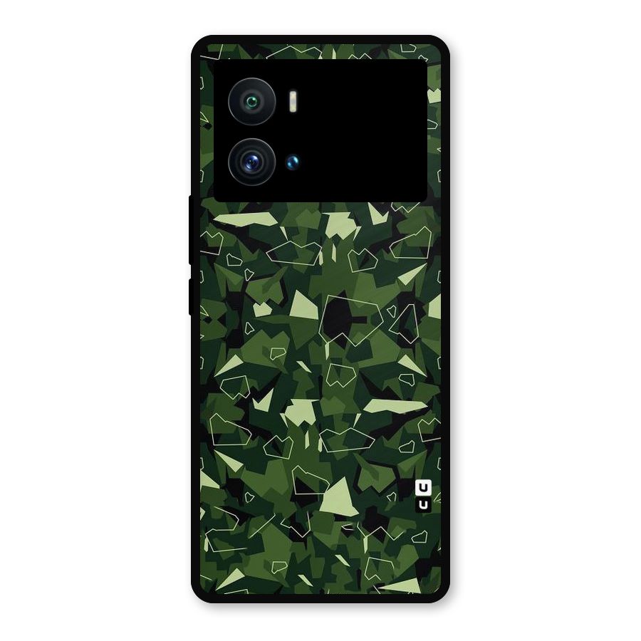 Army Shape Design Metal Back Case for iQOO 9 Pro