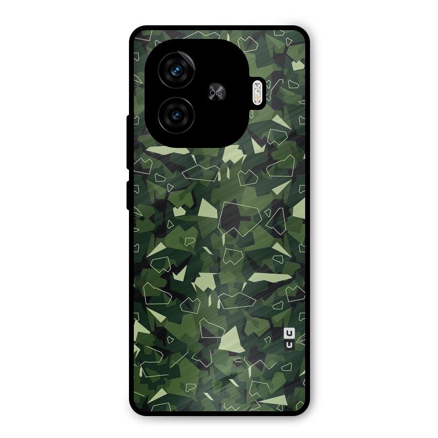 Army Shape Design Metal Back Case for iQOO Neo 10R