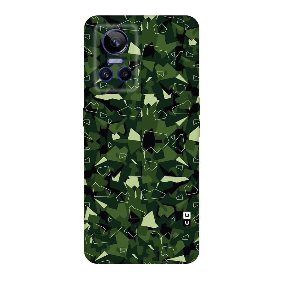 Army Shape Design Original Polycarbonate Back Case for Realme GT Neo 3