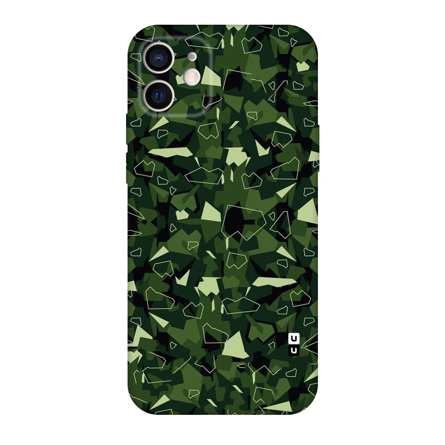 Army Shape Design Original Polycarbonate Back Case for iPhone 12
