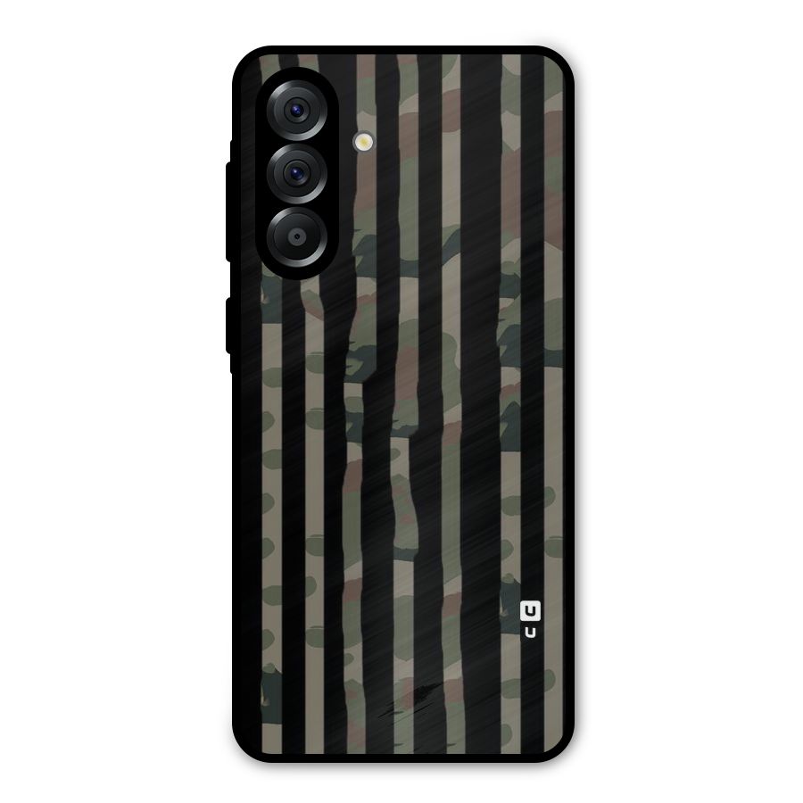 Army Stripes Metal Back Case for Galaxy A56