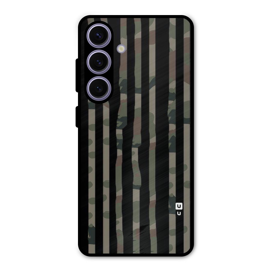 Army Stripes Metal Back Case for Galaxy S24