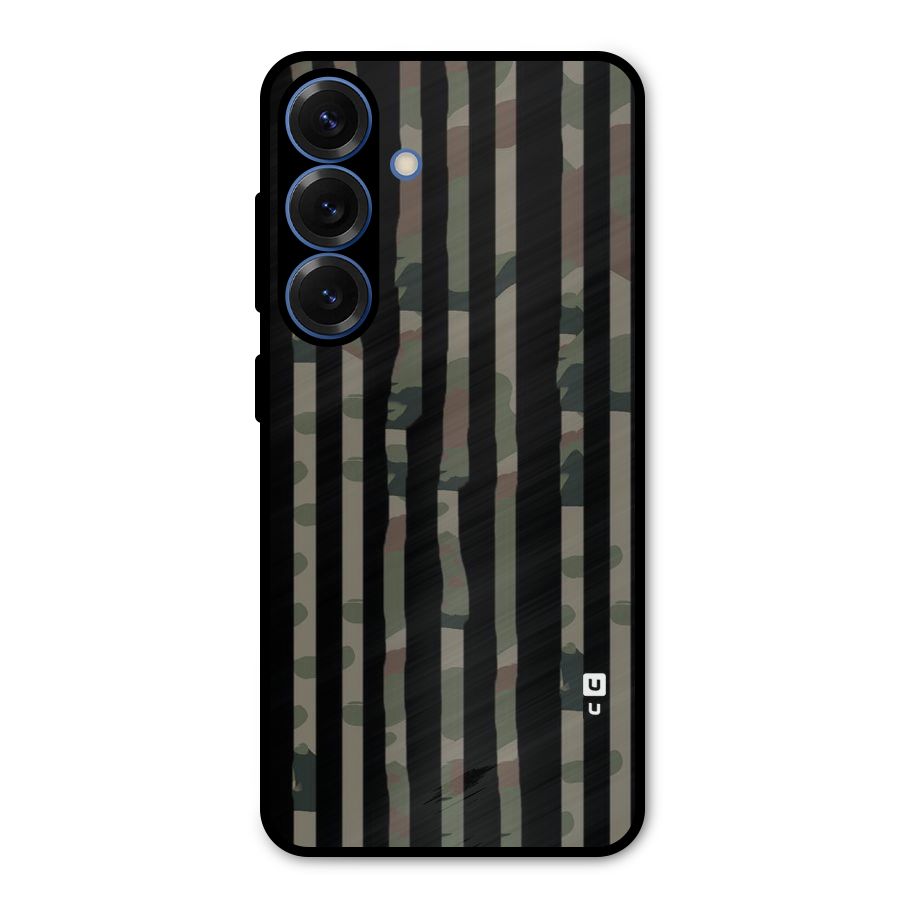 Army Stripes Metal Back Case for Galaxy S25