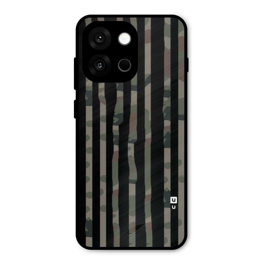 Army Stripes Metal Back Case for OnePlus 13s