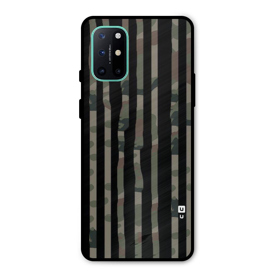 Army Stripes Metal Back Case for OnePlus 8T