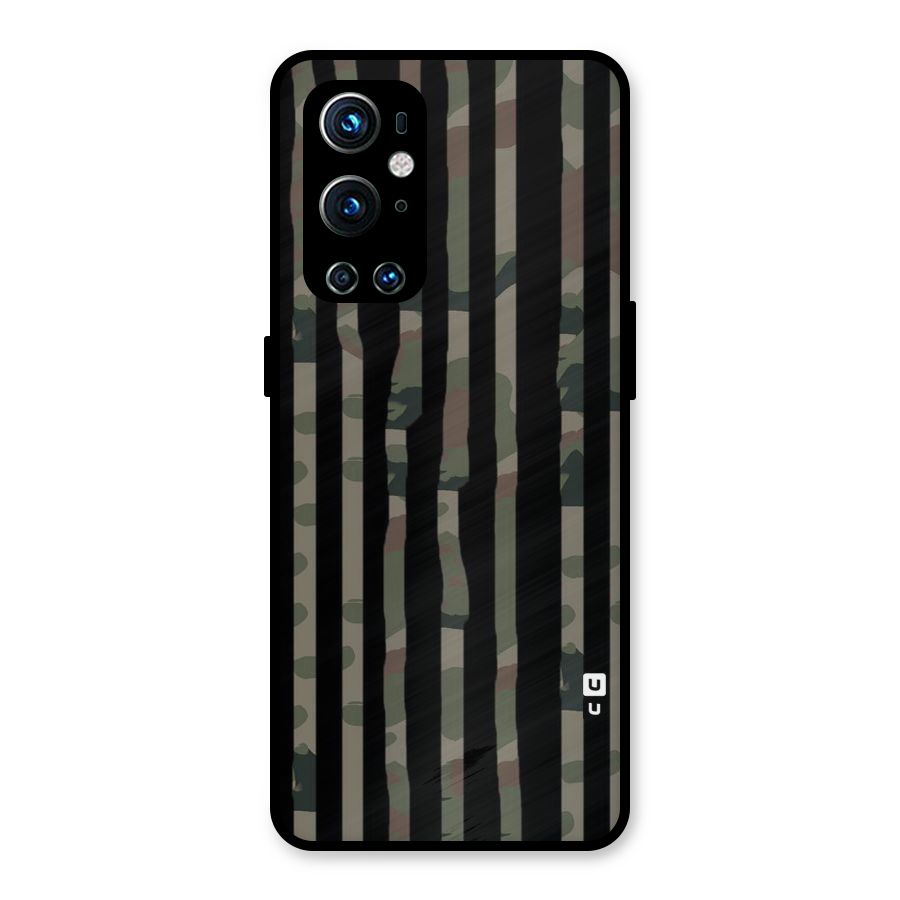 Army Stripes Metal Back Case for OnePlus 9 Pro