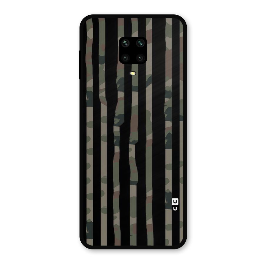 Army Stripes Metal Back Case for Poco M2 Pro