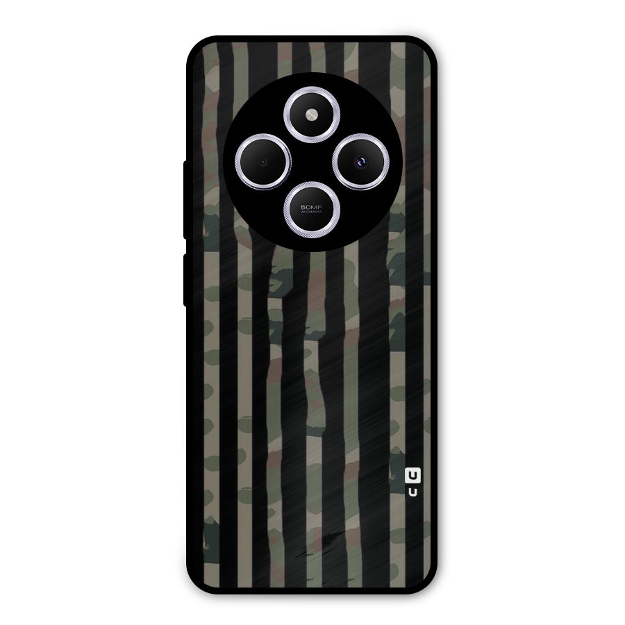 Army Stripes Metal Back Case for Poco M7