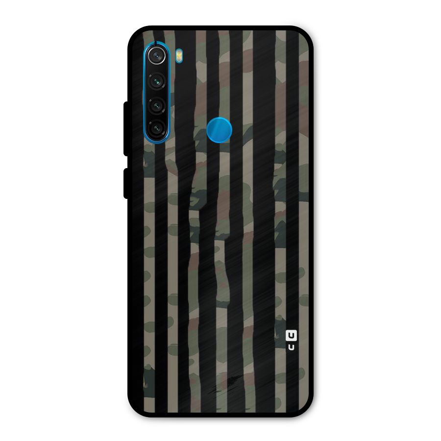 Army Stripes Metal Back Case for Redmi Note 8