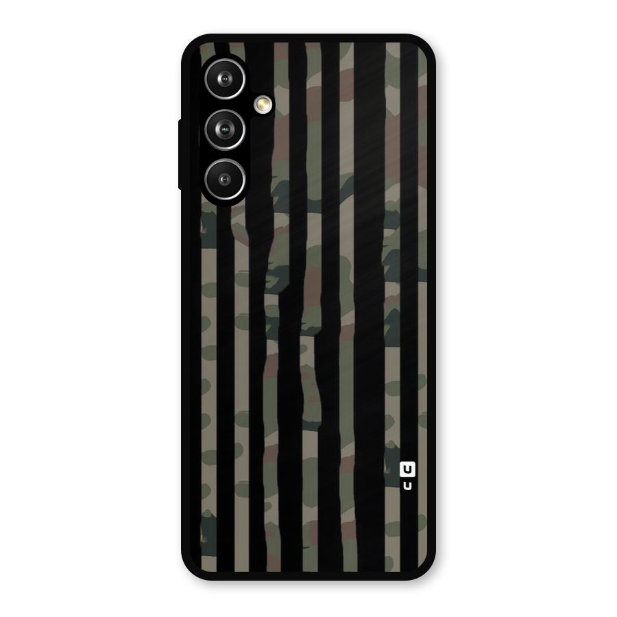 Army Stripes Metal Back Case for Samsung Galaxy M54
