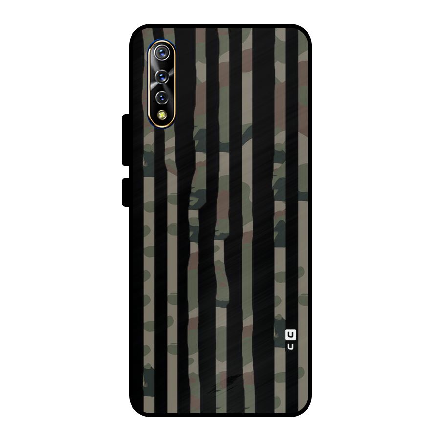 Army Stripes Metal Back Case for Vivo S1