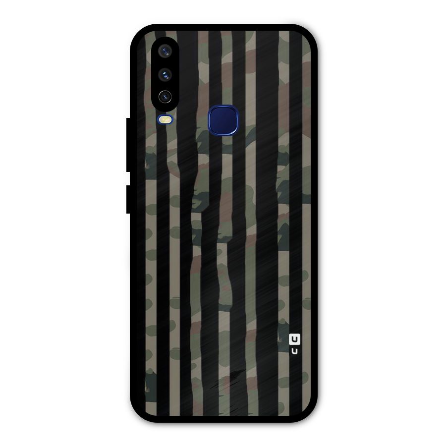 Army Stripes Metal Back Case for Vivo V17