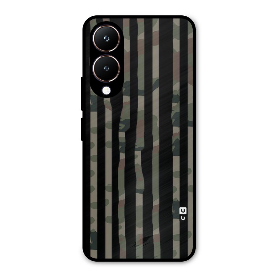 Army Stripes Metal Back Case for Vivo Y28