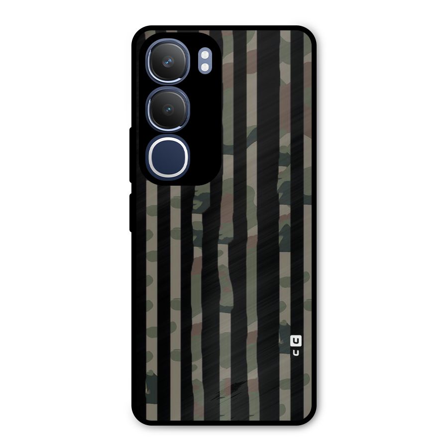 Army Stripes Metal Back Case for Vivo Y29