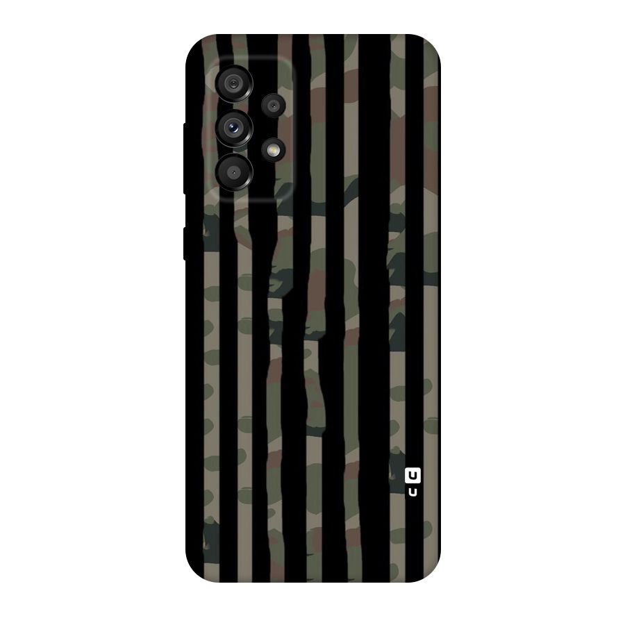 Army Stripes Original Polycarbonate Back Case for Galaxy A73 5G