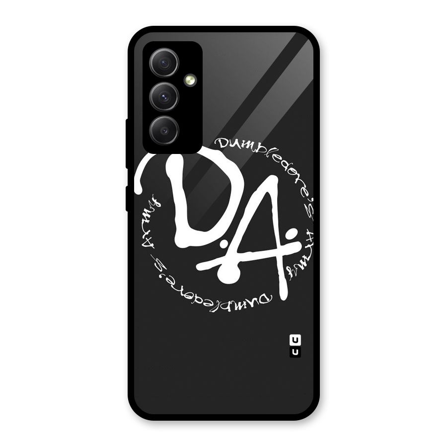 Army Strong Glass Back Case for Galaxy A34