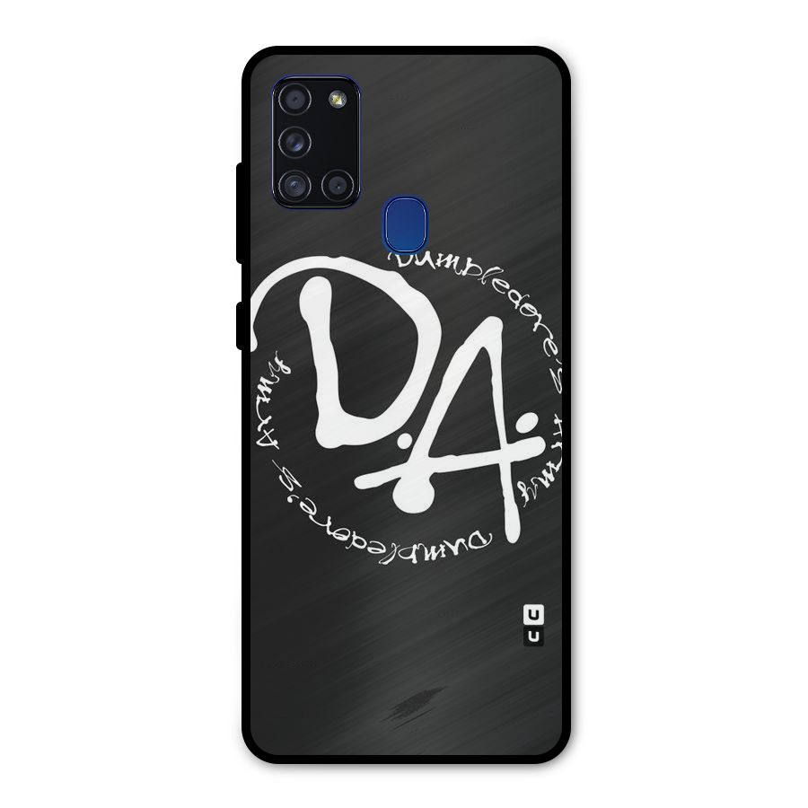 Army Strong Metal Back Case for Galaxy A21s