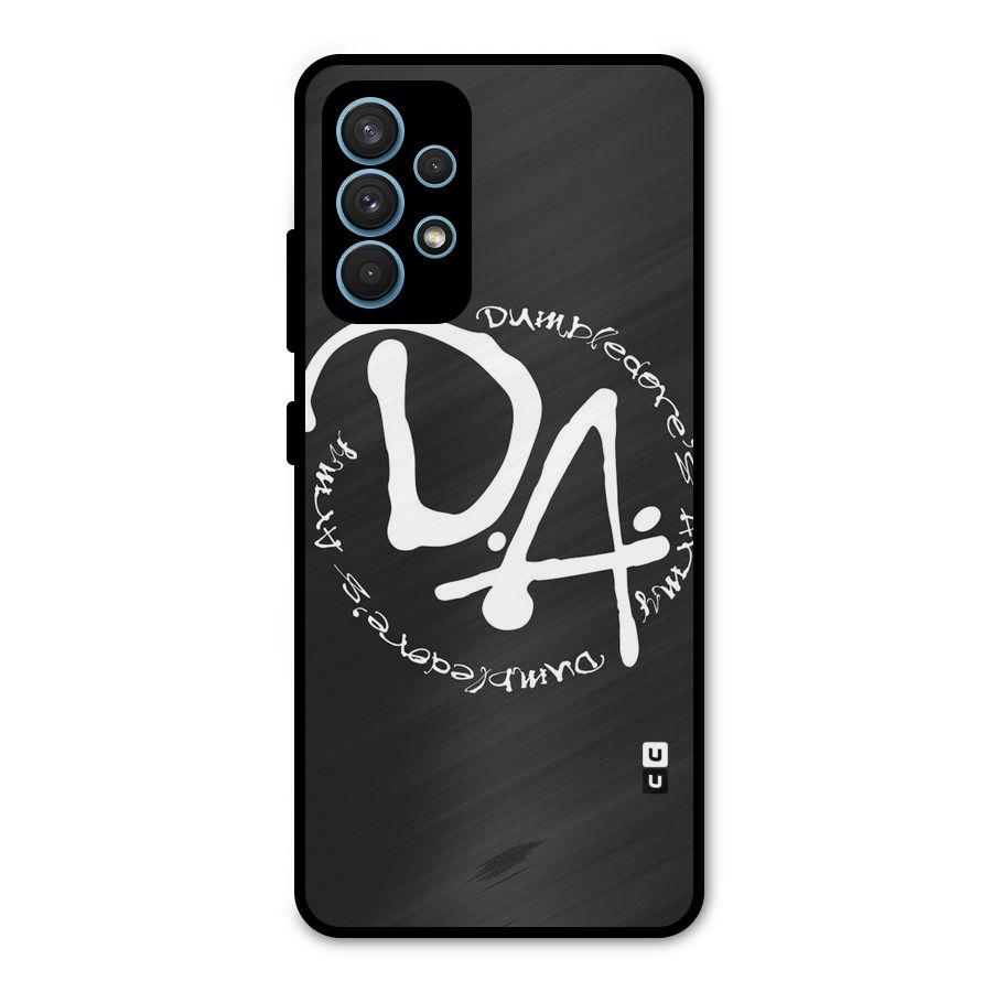 Army Strong Metal Back Case for Galaxy A32