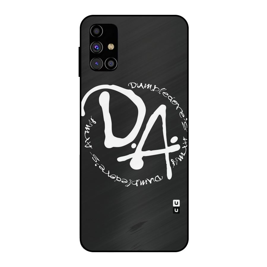 Army Strong Metal Back Case for Galaxy M31s