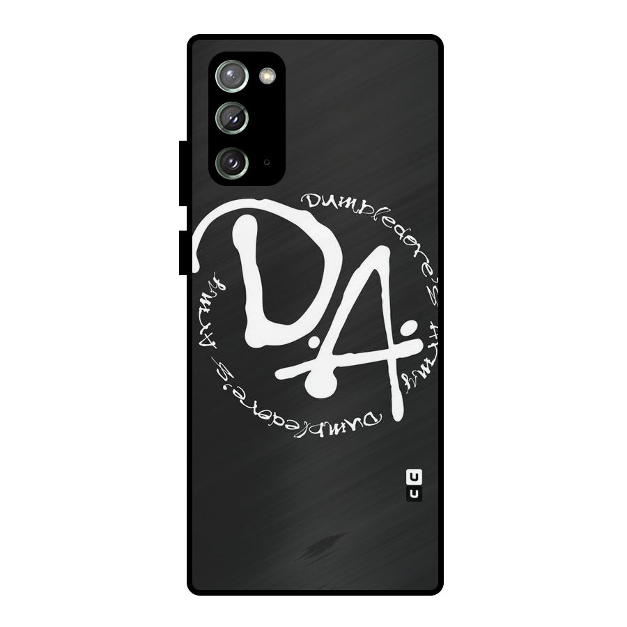 Army Strong Metal Back Case for Galaxy Note 20