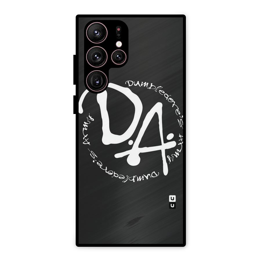 Army Strong Metal Back Case for Galaxy S22 Ultra 5G