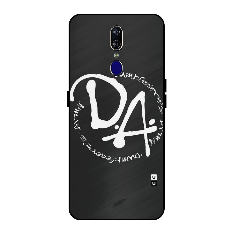 Army Strong Metal Back Case for Oppo F11