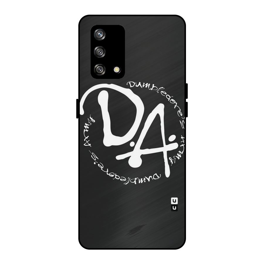 Army Strong Metal Back Case for Oppo F19s