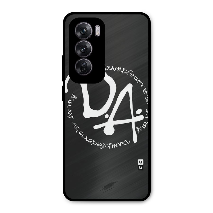 Army Strong Metal Back Case for Oppo Reno12 Pro