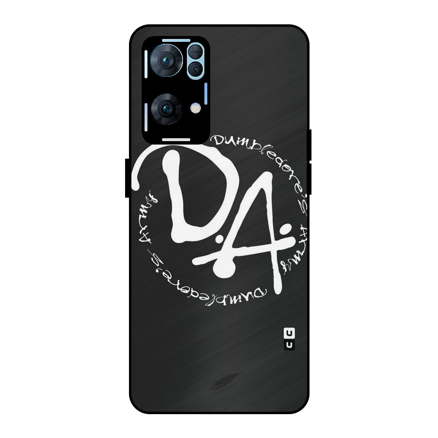 Army Strong Metal Back Case for Oppo Reno7 Pro 5G
