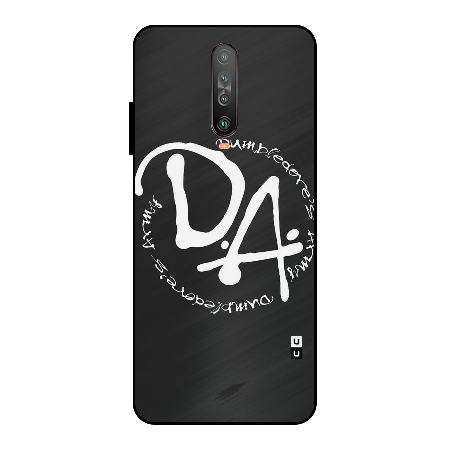 Army Strong Metal Back Case for Poco X2