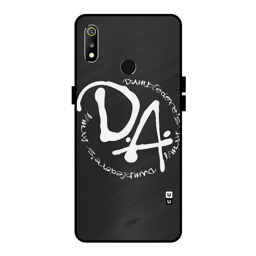 Army Strong Metal Back Case for Realme 3i