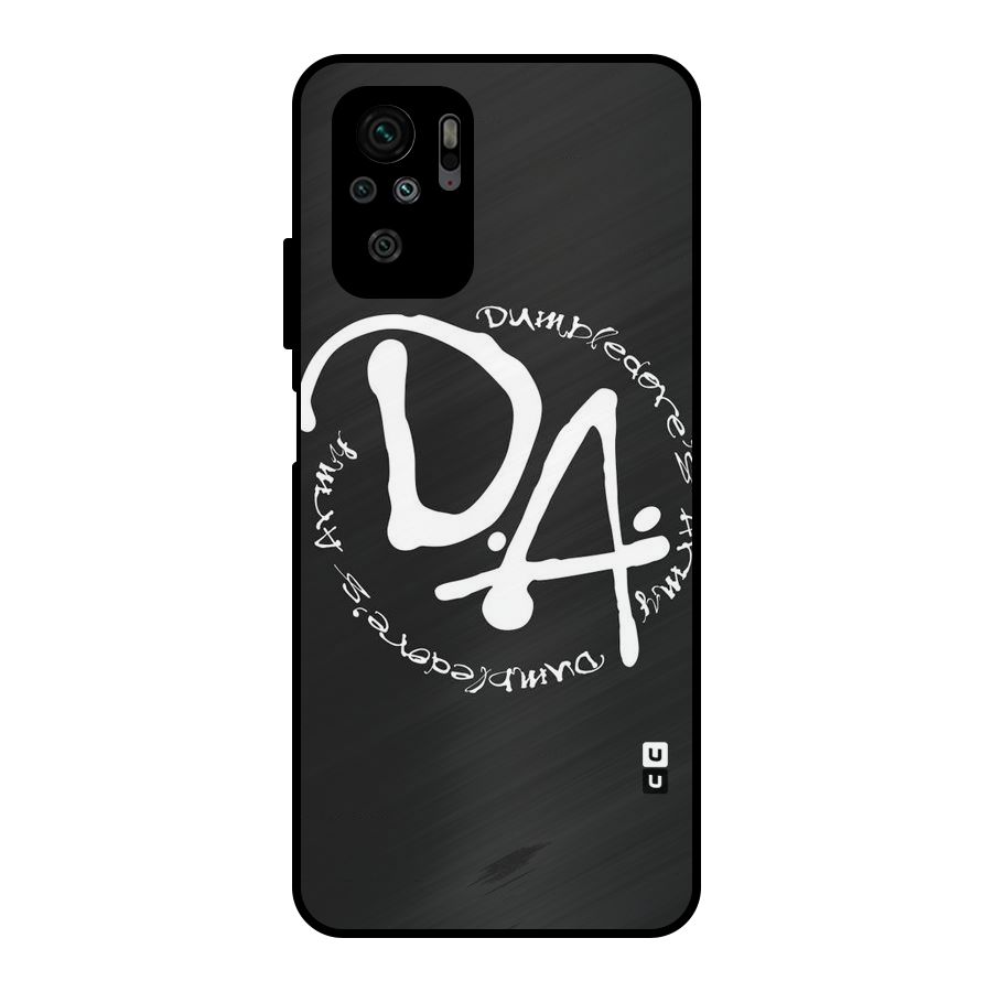 Army Strong Metal Back Case for Redmi Note 10S