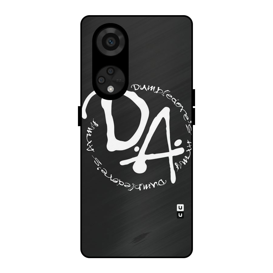 Army Strong Metal Back Case for Reno8 T 5G