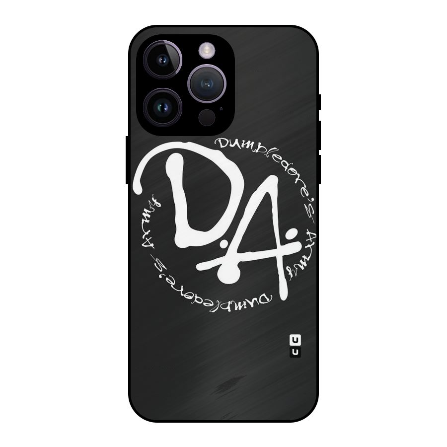 Army Strong Metal Back Case for iPhone 14 Pro Max